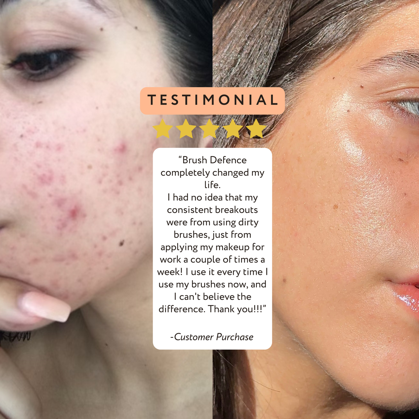 60 SECOND MAKEUP BRUSH CLEANER | LAVENDER LOVE BRUSH DEFENCE