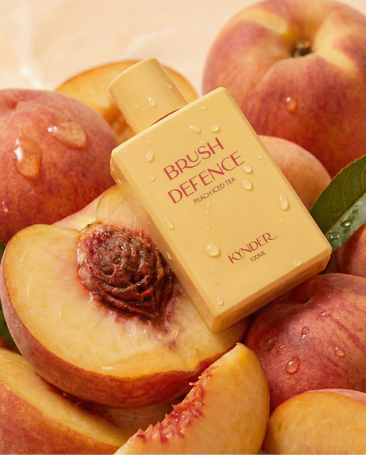 60 SECOND MAKEUP BRUSH CLEANER | PEACH ICED TEA | BRUSH DEFENCE